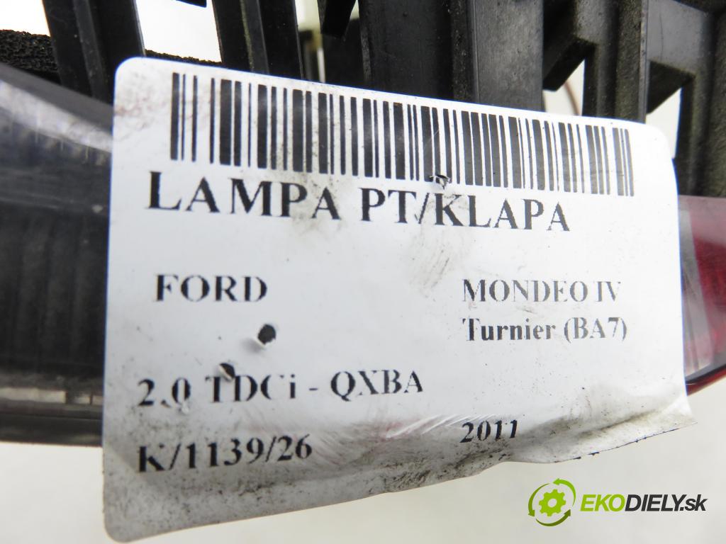 FORD MONDEO IV Turnier (BA7) KOMBI 2011 103,00 2.0 TDCi - QXBA 1997,00 světlo pravé zadní kufr BS7113A602BD