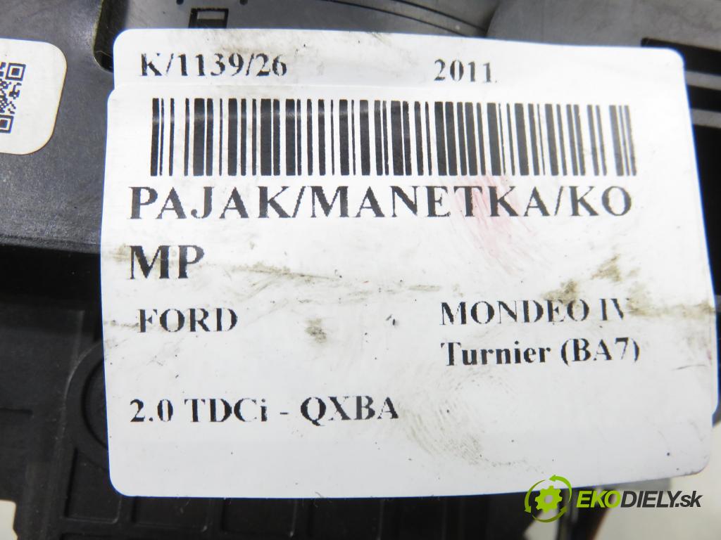 FORD MONDEO IV Turnier (BA7) KOMBI 2011 103,00 2.0 TDCi - QXBA 1997,00 PAKA/ŘAZENÍ/SADA: AG9T13N064CE ; 6G9T17A553AE ; 6G9T13335AF
