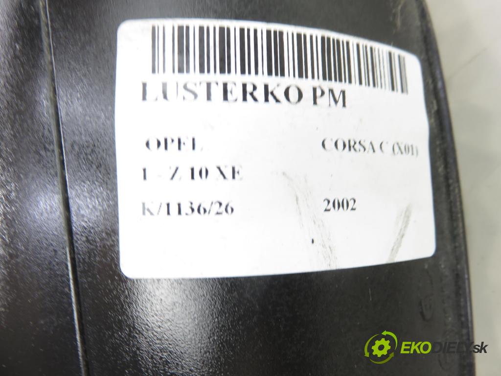 OPEL CORSA C (X01) HB 2002 43,00 1 - Z 10 XE 973,00 Spätné zrkadlo PM