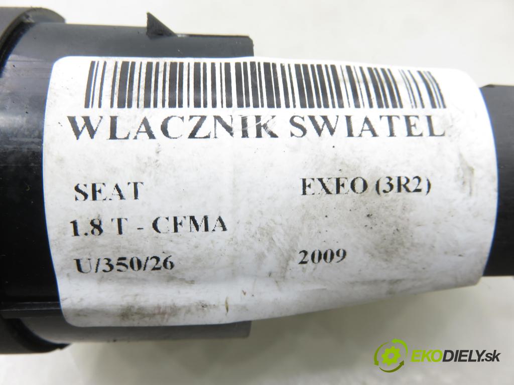 SEAT EXEO (3R2) SEDAN 2009 110,00 1.8 T - CFMA 1781,00 přepínač světla 3R0941531A