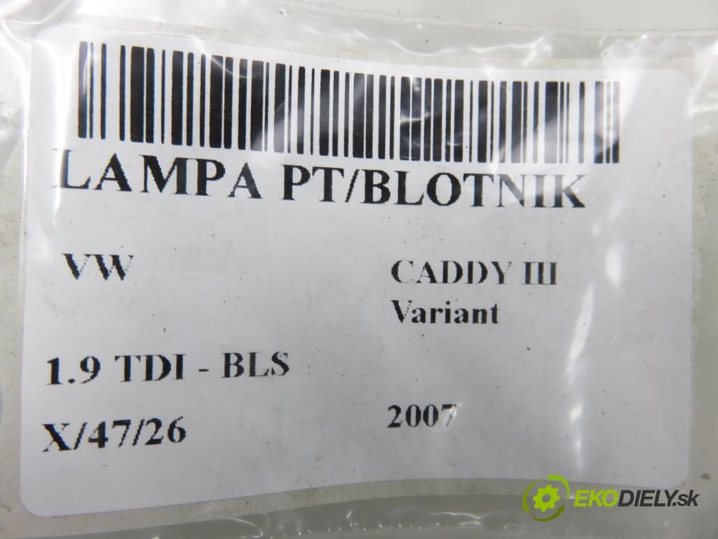 VW CADDY III Variant (2KB, 2KJ, 2CB, 2CJ) KOMBIVAN 2007 77,00 1.9 TDI PD 105 1896,00 světlo pravé zadní 2K0945112A ; 4VEX13N004AB