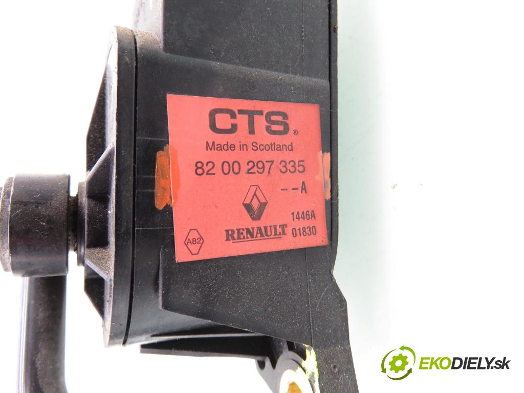 RENAULT CLIO III (BR0/1, CR0/1) HB 2006 50,00 1.5 dCi 68 - K9K 768 1461,00 Potenciometer plynu 8200297335 (Potenciometer plynového pedálu)