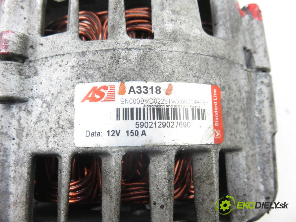 FORD MONDEO IV Turnier (BA7) KOMBI 2011 103,00 2.0 TDCi - QXBA 1997,00 Alternátor A3318 (Alternátor)