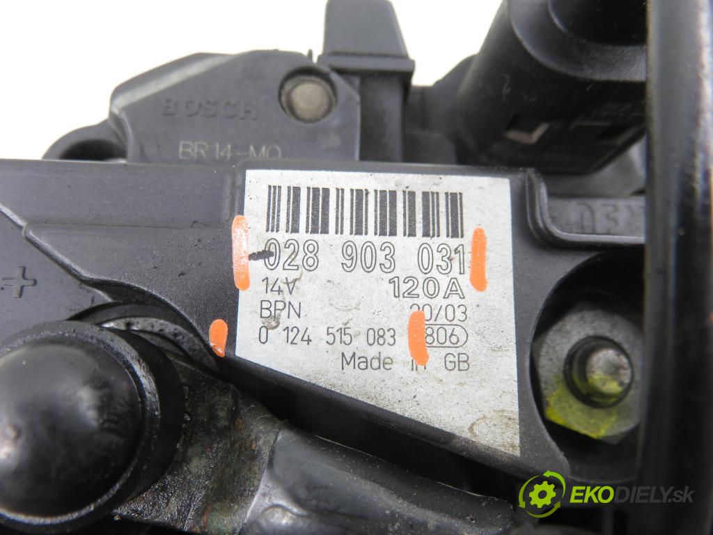 SKODA FABIA I (6Y2) HB 2002 74,00 1.9 TDI PD 100 - ATD 1896,00 Alternátor 028903031 ; 0124515083 (Alternátor)