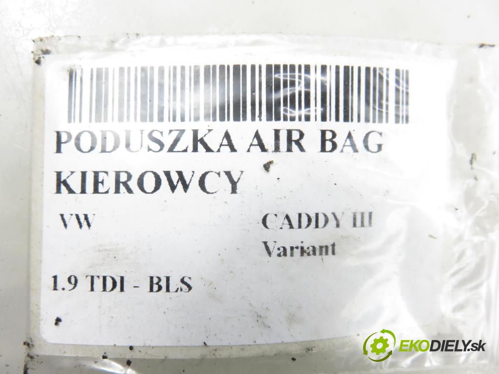 VW CADDY III Variant (2KB, 2KJ, 2CB, 2CJ) KOMBIVAN 2007 77,00 1.9 TDI PD 105 1896,00 AirBag air BAG volantu 2K0880201E