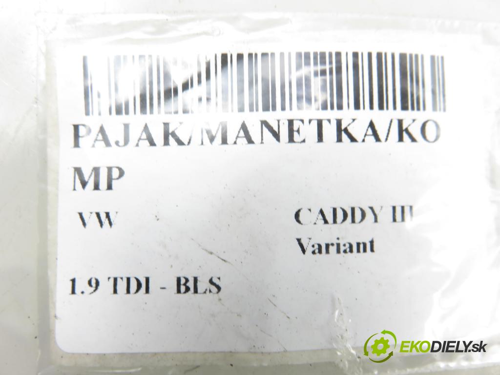 VW CADDY III Variant (2KB, 2KJ, 2CB, 2CJ) KOMBIVAN 2007 77,00 1.9 TDI PD 105 1896,00 PAKA/ŘAZENÍ/SADA: 1K0953503GG ; 1K0953549BC