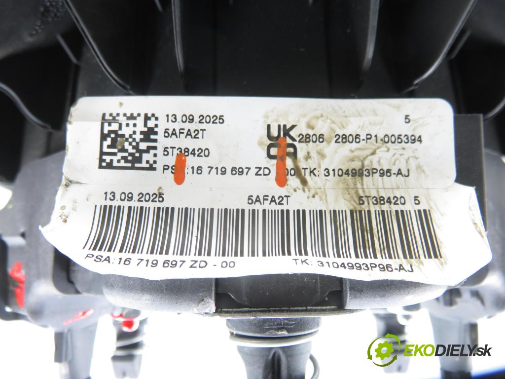 CITROEN C3 II (SC_) HB 2012 54,00 1.4 - KFT (TU3A) 1360,00 AirBag air BAG volantu 16719697ZD
