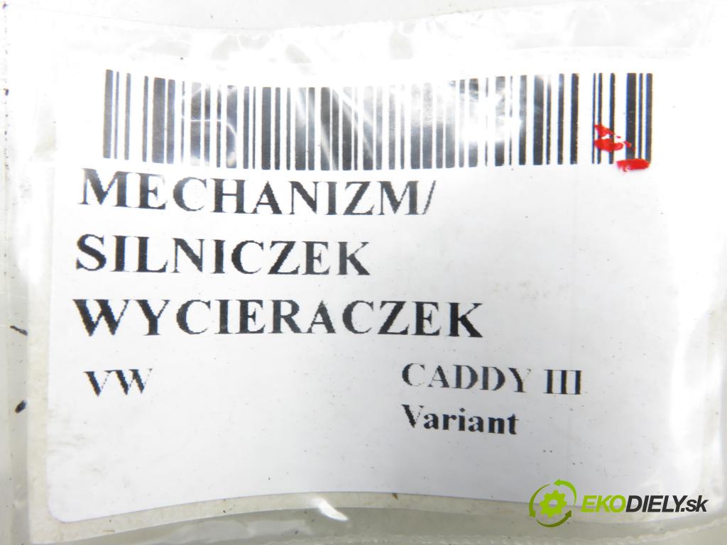 VW CADDY III Variant (2KB, 2KJ, 2CB, 2CJ) KOMBIVAN 2007 77,00 1.9 TDI - BLS 1896,00 Motorček stieračov 1397220503 ; 2K1955119C ; 3397020885