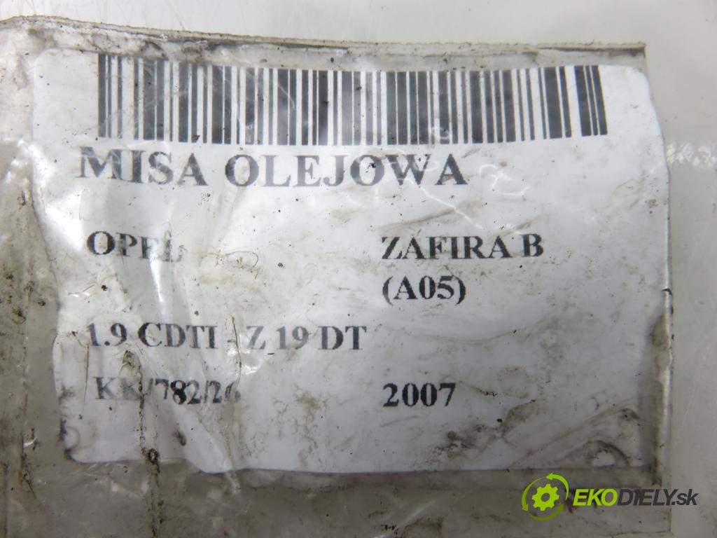 OPEL ZAFIRA B (A05) MINIVAN 2007 88,00 1.9 CDTI 8V 120 - Z 19 DT 1910,00 vana olejová 55194355 (Olejová vana)