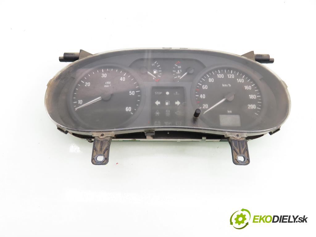 OPEL VIVARO A Skrzynia (X83) FURGON 2004 74,00 1.9 CDTI 101 - F9Q 760 1870,00 Prístrojovka elektrický 8200279068B