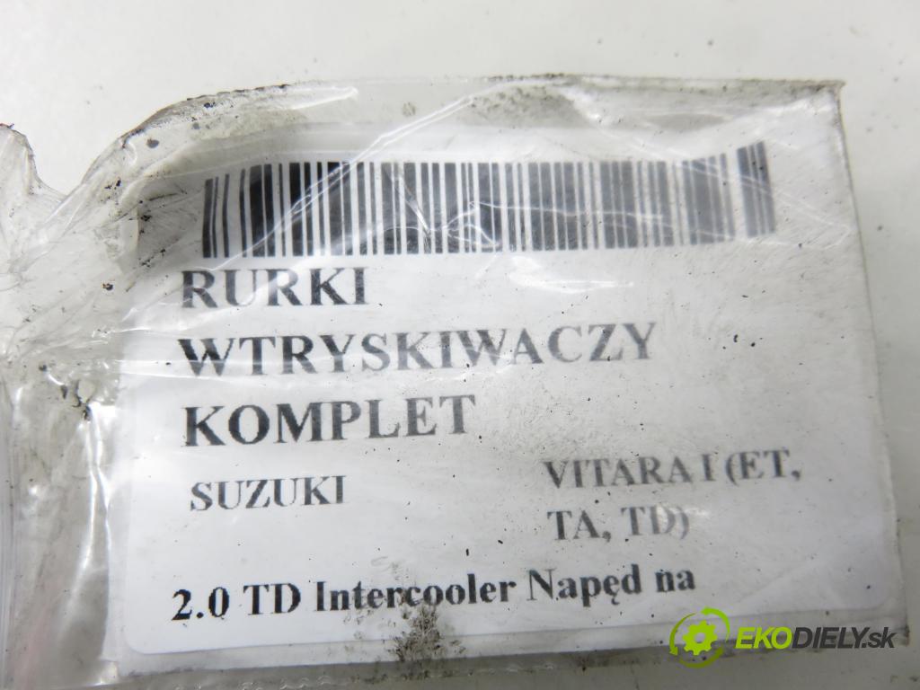SUZUKI VITARA (ET, TA, TD) TERENOWY 1996 64,00 2.0 TD Intercooler Napęd na wszystkie koła (SV420D 1998,00 trubky VSTŘIKOVAČE:
