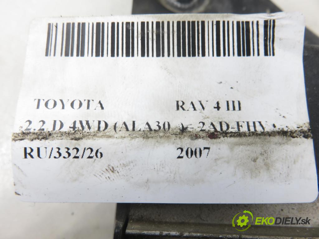 TOYOTA RAV 4 III (_A3_) SUV 2007 130,00 2.2 D 4WD (ALA30_) - 2AD-FHV 2231,00 Riadiaca jednotka vstreku 8987171010 ; 1310001331