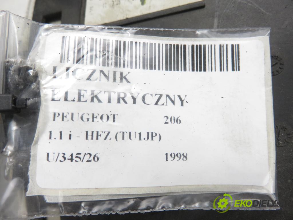 PEUGEOT 206 liftback (2A/C) HB 1998 44,00 1.1 60 - HFZ 1124,00 Prístrojovka elektrický 9634961180