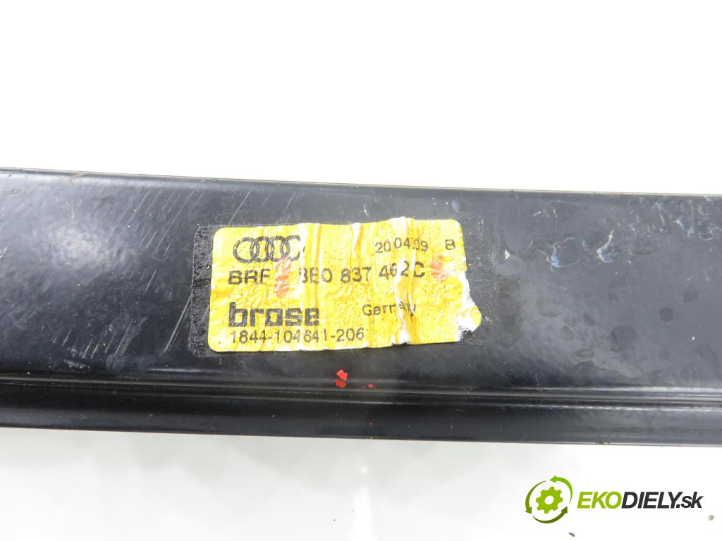 SEAT EXEO (3R2) SEDAN 2009 110,00 1.8 T - CFMA 1781,00 mechanismus oken PPE 8E0837462C ; 8E1959802G ; 9700105995204