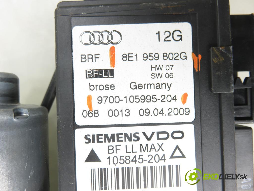 SEAT EXEO (3R2) SEDAN 2009 110,00 1.8 T - CFMA 1781,00 mechanismus oken PPE 8E0837462C ; 8E1959802G ; 9700105995204