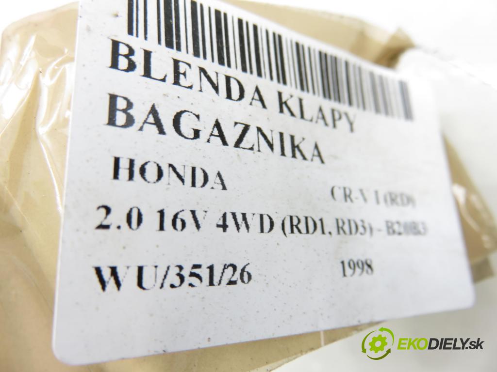 HONDA CR-V I (RD) SUV 1998 94,00 2.0 16V 4WD (RD1, RD3) - B20B3 1972,00 zadní část - čelo dveří kufr 74890S100000