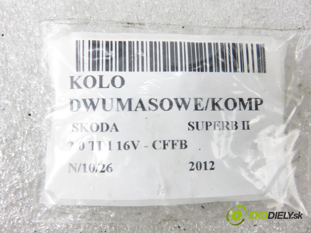 SKODA SUPERB II kombi (3T5) KOMBI 2012 103,00 2.0 TDI 16V - CFFB 1968,00 Koleso dvojvrstvové 124060710 ; 324035510 ; 03L105266BQ