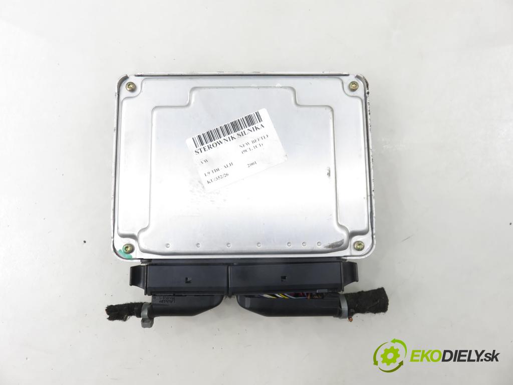 VW NEW BEETLE (9C1, 1C1) HB 2001 66,00 1.9 TDI - ALH 1896,00 Riadiaca jednotka Motor 038906012Q ; 0281010133