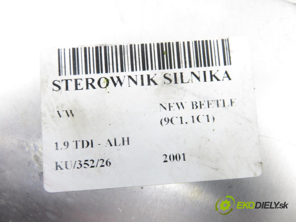 VW NEW BEETLE (9C1, 1C1) HB 2001 66,00 1.9 TDI - ALH 1896,00 Riadiaca jednotka Motor 038906012Q ; 0281010133