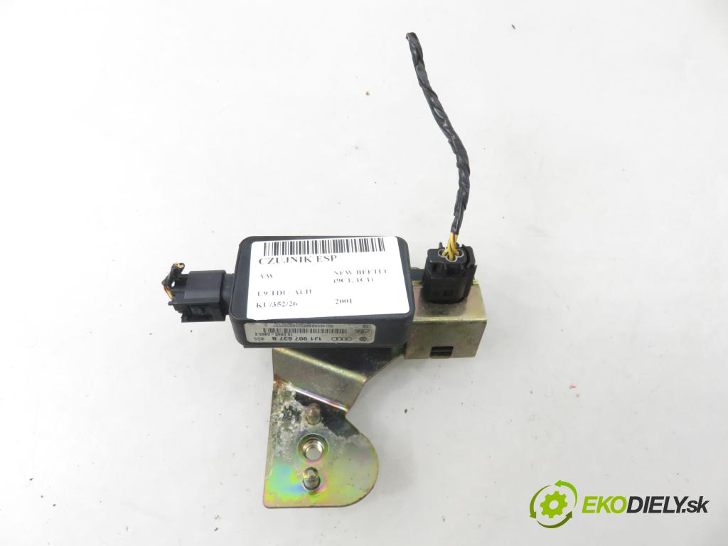 VW NEW BEETLE (9C1, 1C1) HB 2001 66,00 1.9 TDI - ALH 1896,00 Snímač ESP 1J1907657B ; 10098001121 ; 1J0907651A