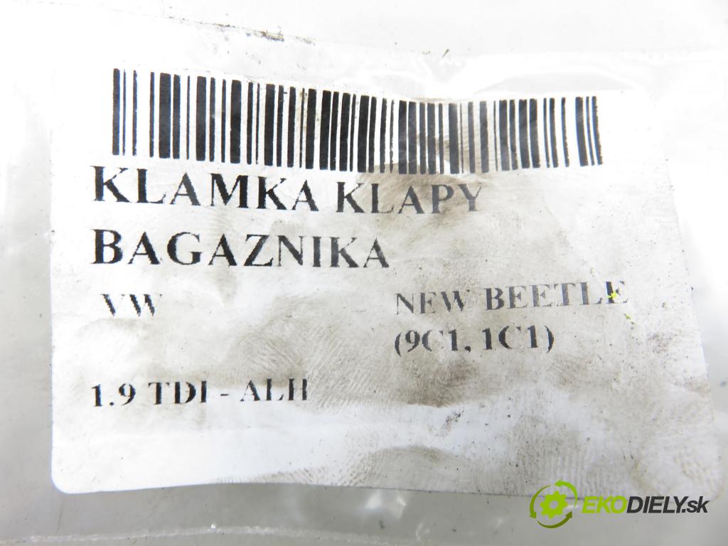 VW NEW BEETLE (9C1, 1C1) HB 2001 66,00 1.9 TDI - ALH 1896,00 klika dveří kufr 1C0827297E