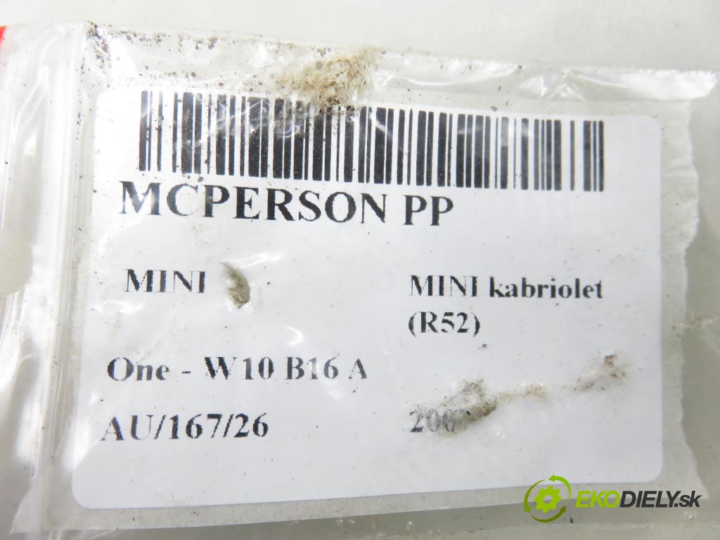 MINI MINI kabriolet (R52) CABRIO 2007 66,00 One - W10 B16 A 1598,00 MCPERSON PP