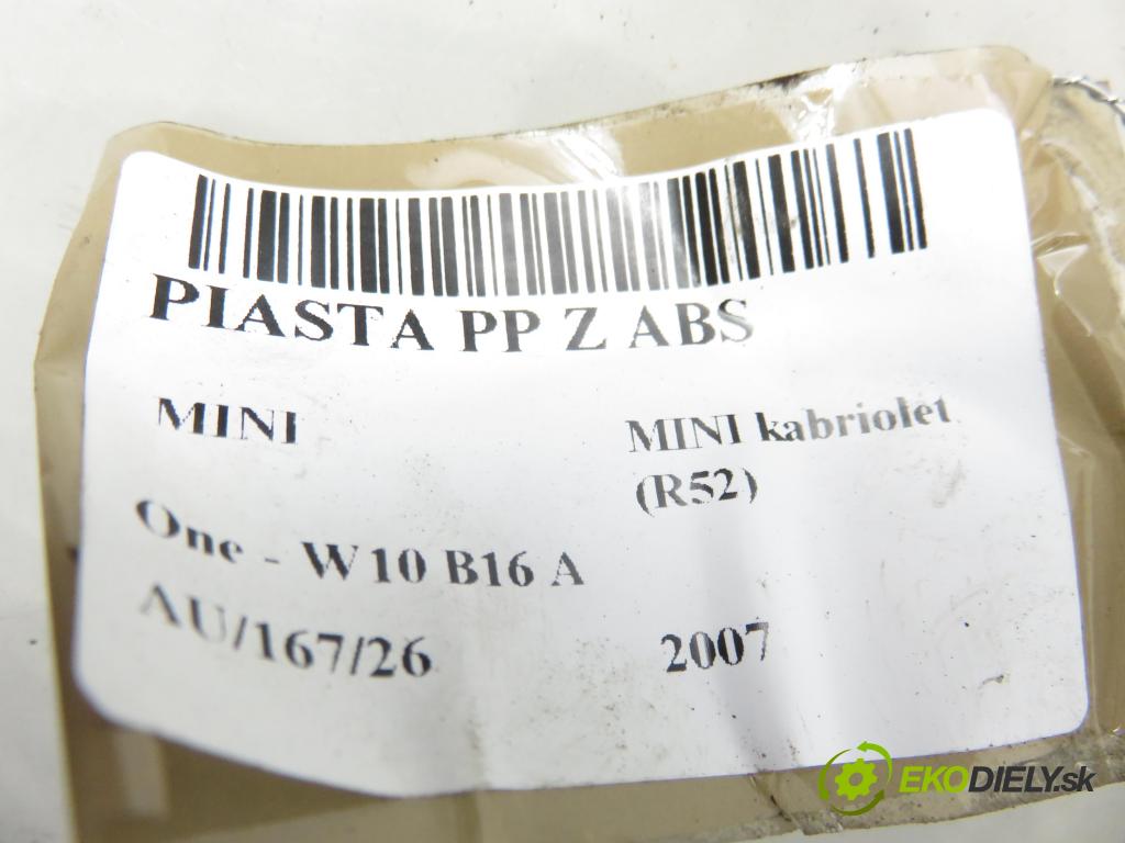 MINI MINI kabriolet (R52) CABRIO 2007 66,00 One - W10 B16 A 1598,00 náboj PP ABS