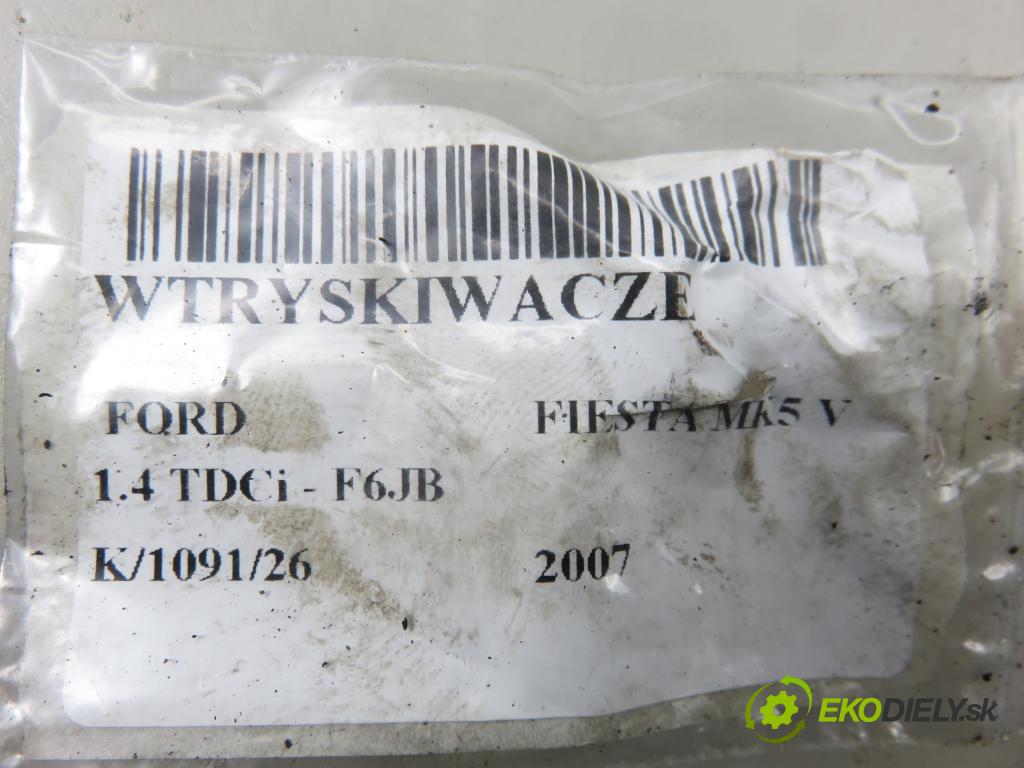 FORD FIESTA V (JH_, JD_) HB 2007 50,00 1.4 TDCi 68 - F6JB 1399,00 vstrekovač 9663429280 (Vstrekovač paliva)