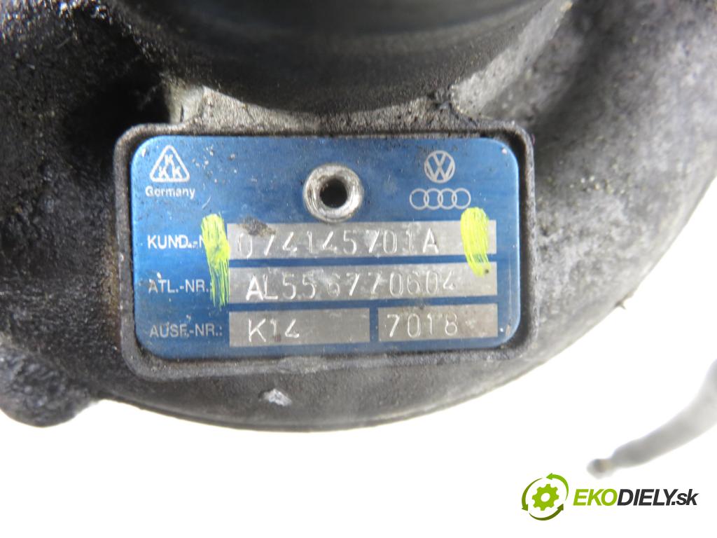 VW TRANSPORTER IV Skrzynia (70XA) FURGON 2001 65,00 2.5 TDI - AJT 2461,00 Turbodúchadlo 074145701A (Turbodúchadlo (kompletné))