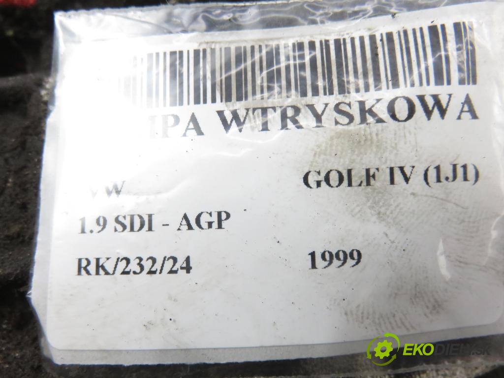 VW GOLF IV (1J1) HB 1999 50,00 1.9 SDI - AGP 1896,00 Pumpa vstrekovacia 038130107B ; 0460404972 (Vstrekovacie čerpadlo)