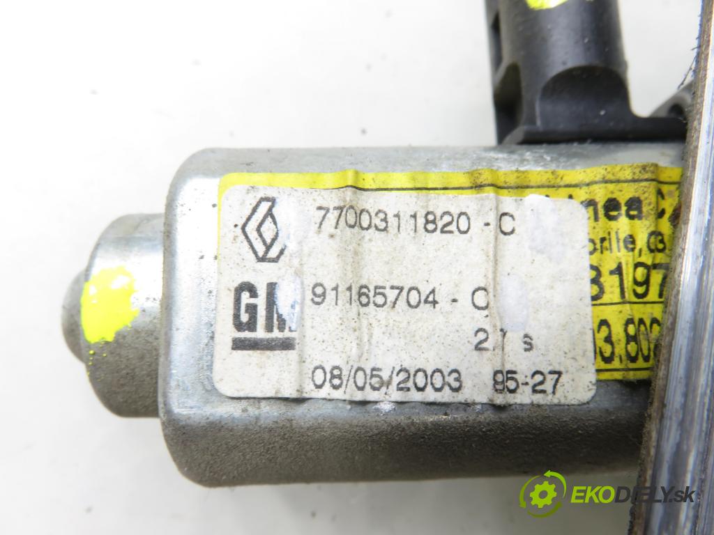 OPEL VIVARO A Skrzynia (X83) FURGON 2004 74,00 1.9 CDTI 101 - F9Q 760 1870,00 mechanismus oken 7700311820C ; 91165704C