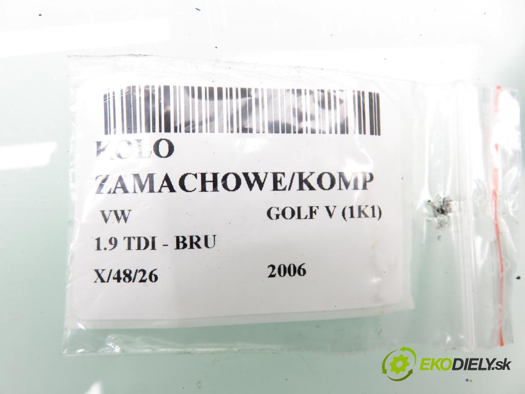 VW GOLF V (1K1) HB 2006 66,00 1.9 TDI - BRU 1896,00 Koleso zotrvačník 702098 ; 702123 ; 702730