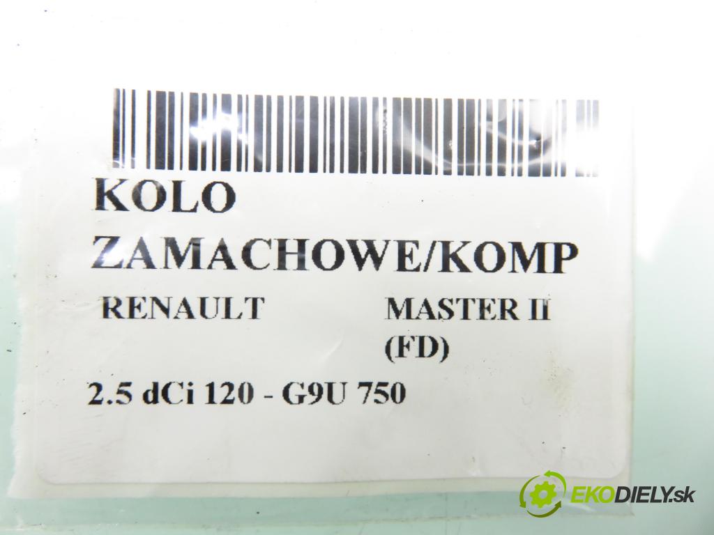 RENAULT MASTER II Skrzynia (FD) FURGON 2006 84,00 2.5 dCi 120 - G9U 750 2464,00 Koleso zotrvačník 124056510 ; 324061610 ; 8200117425