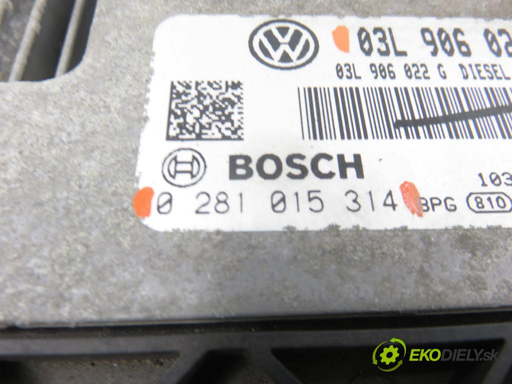 VW GOLF V Variant (1K5) KOMBI 2009 103,00 2.0 TDI 16V - CBDB 1968,00 Riadiaca jednotka Motor 0281015314 ; 03L906022HR