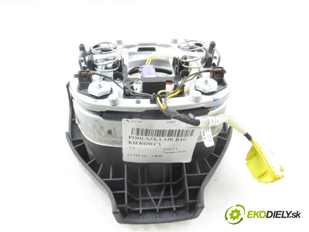 VW GOLF V Variant (1K5) KOMBI 2009 103,00 2.0 TDI 16V - CBDB 1968,00 AirBag air BAG volantu 1K0880201DC