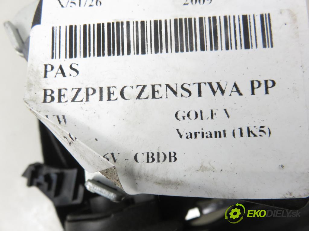 VW GOLF V Variant (1K5) KOMBI 2009 103,00 2.0 TDI 16V - CBDB 1968,00 držák BEZPEČNOST PP 1K4857706BE