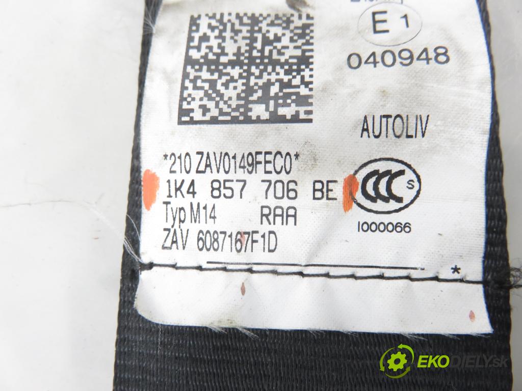 VW GOLF V Variant (1K5) KOMBI 2009 103,00 2.0 TDI 16V - CBDB 1968,00 držák BEZPEČNOST PP 1K4857706BE