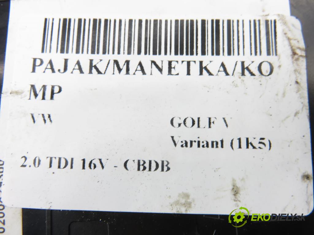 VW GOLF V Variant (1K5) KOMBI 2009 103,00 2.0 TDI 16V - CBDB 1968,00 PAKA/ŘAZENÍ/SADA: 1K0953503JK ; 1K0953549CQ ; 1K0959653C