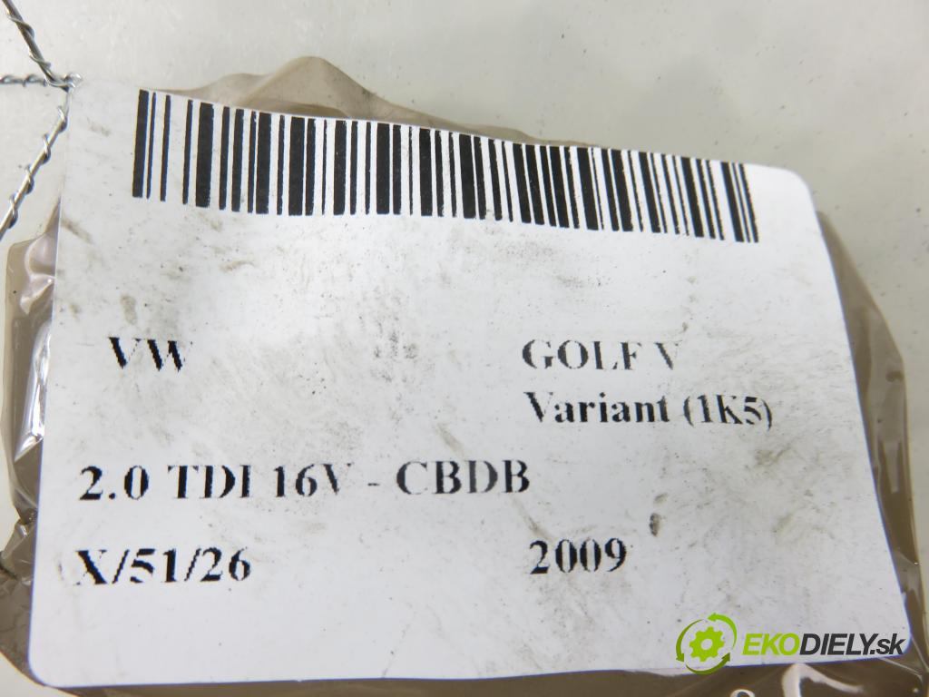 VW GOLF V Variant (1K5) KOMBI 2009 103,00 2.0 TDI 16V - CBDB 1968,00 Snímač 1K9971104A