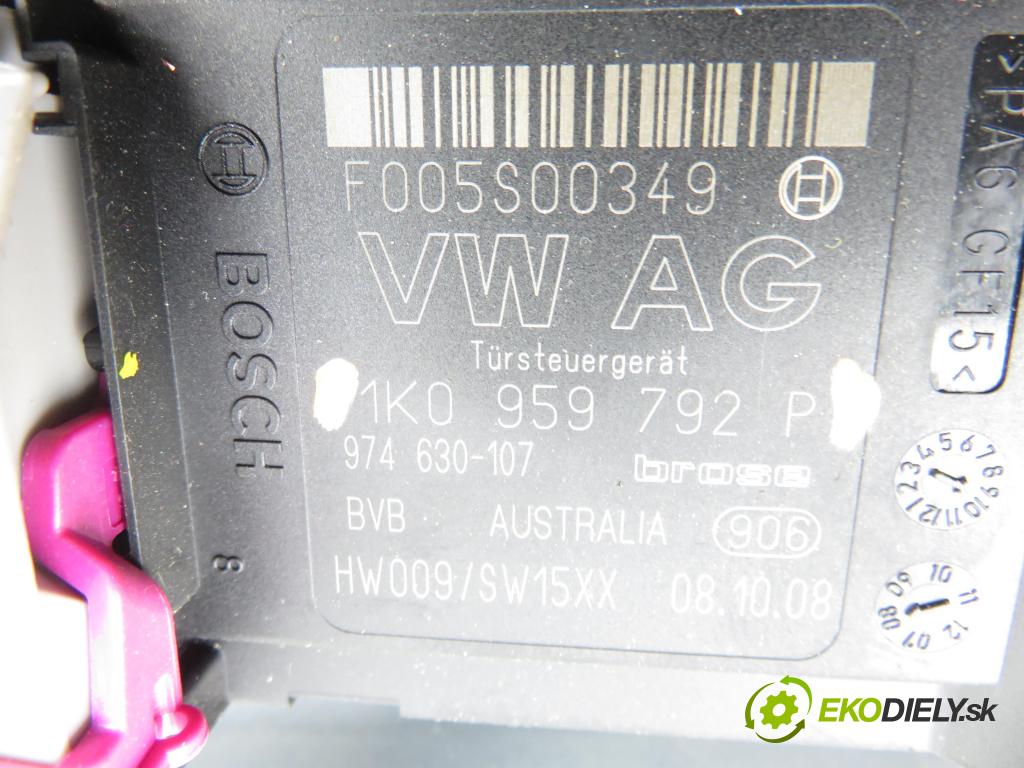 VW GOLF V Variant (1K5) KOMBI 2009 103,00 2.0 TDI 16V - CBDB 1968,00 mechanismus oken PPE 1K5837462B ; 1K0959792P ; 1K5837402AN