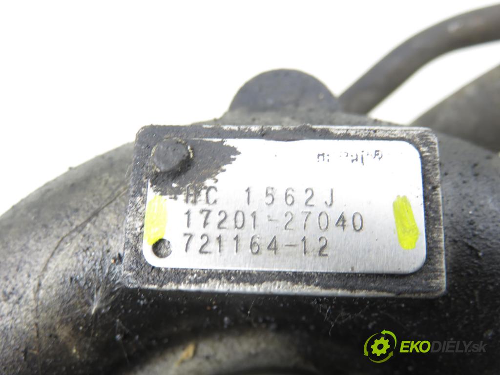 TOYOTA RAV 4 II (_A2_) SUV 2003 85,00 2.0 D-4D 4WD (CLA20_, CLA21_) - 1CD-FTV 1995,00 RYCHLONABÍJEČKA: 1720127040 (Kompletní turbodmychadlo)