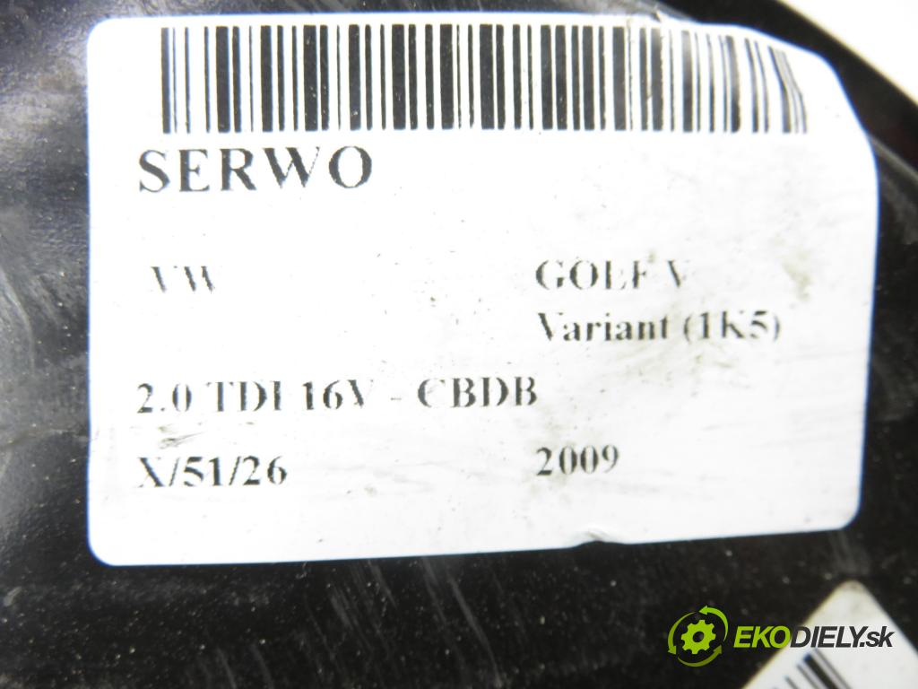 VW GOLF V Variant (1K5) KOMBI 2009 103,00 2.0 TDI 16V - CBDB 1968,00 Posilovač 1K1614105BM ; 251178649701 ; 2978208562 (Servočerpadlo)