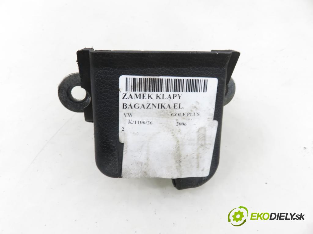 VW GOLF PLUS (5M1, 521) MINIVAN 2006 103,00 2.0 TDI 16V - BKD 1968,00 zámok dverí kufor EL. 5M0827505B ; 3C9827645A