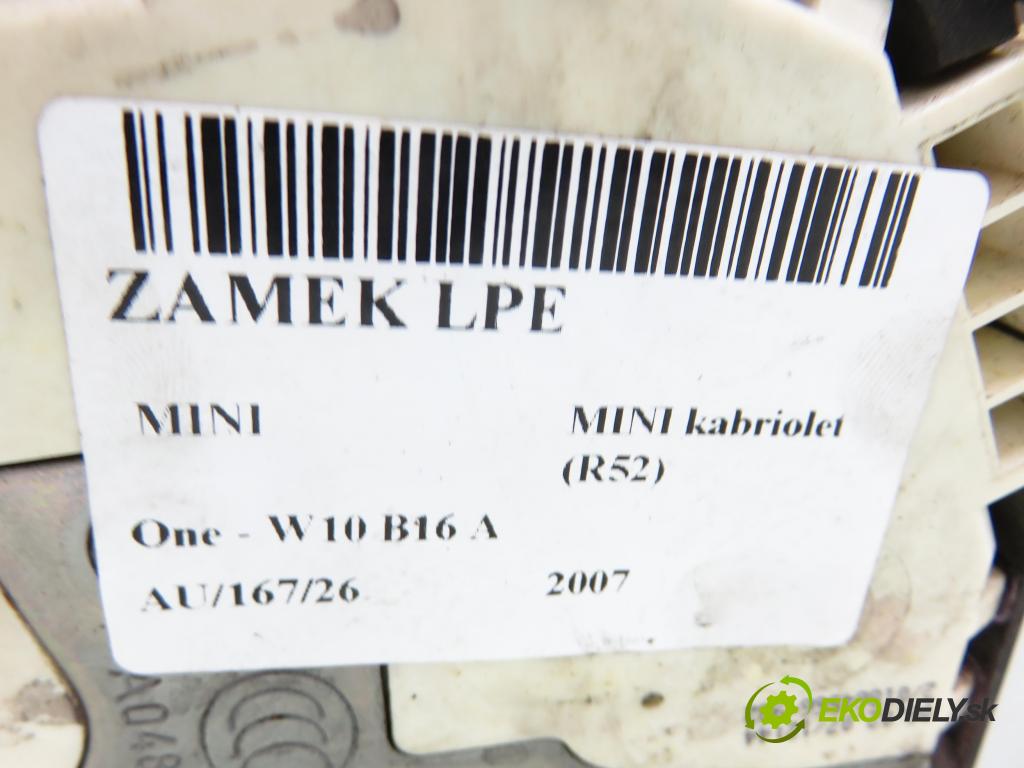 MINI MINI kabriolet (R52) CABRIO 2007 66,00 One - W10 B16 A 1598,00 zámok 4416271