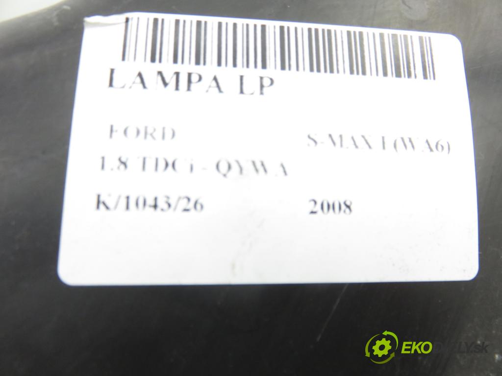 FORD S-MAX (WA6) MINIVAN 2008 92,00 1.8 TDCi - QYWA 1753,00 Svetlo LP 6M2113W030AH