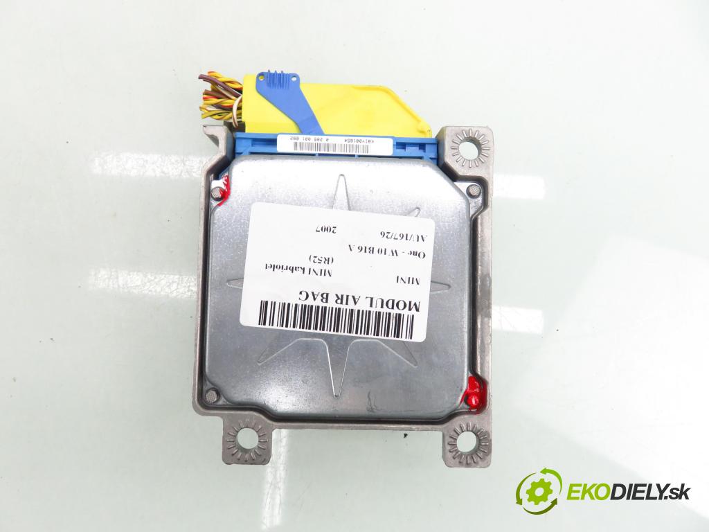 MINI MINI kabriolet (R52) CABRIO 2007 66,00 One - W10 B16 A 1598,00 MODUL air BAG 0285001682 ; 6962531