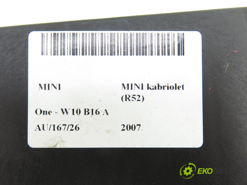 MINI MINI kabriolet (R52) CABRIO 2007 66,00 One - W10 B16 A 1598,00 MODUL 9116543