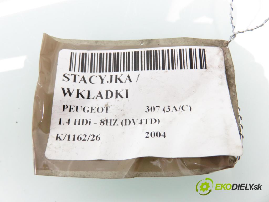 PEUGEOT 307 (3A/C) HB 2004 50,00 1.4 HDi - 8HZ (DV4TD) 1398,00 spinačka / zámky 36353100 ; 9648445180