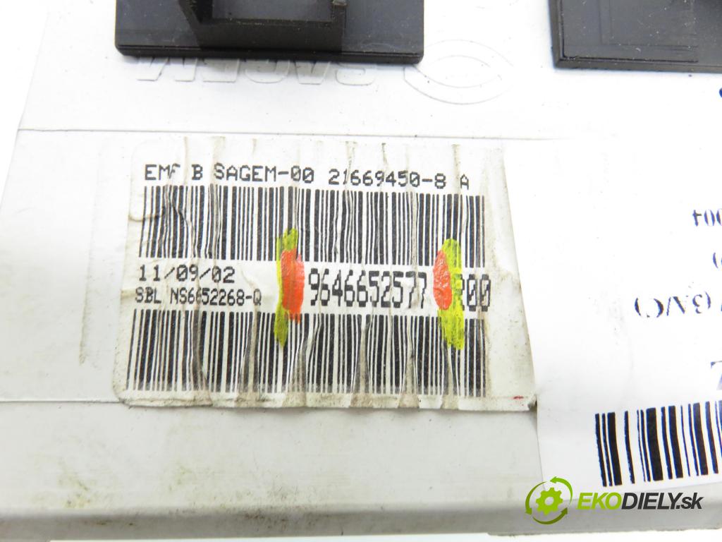 PEUGEOT 307 (3A/C) HB 2004 50,00 1.4 HDi - 8HZ (DV4TD) 1398,00 ZOBRAZIT: 9646652577
