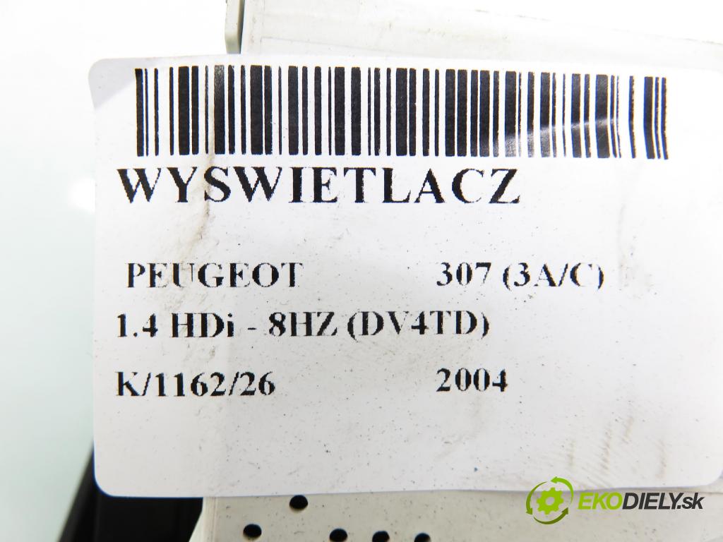 PEUGEOT 307 (3A/C) HB 2004 50,00 1.4 HDi - 8HZ (DV4TD) 1398,00 ZOBRAZIT: 9646652577